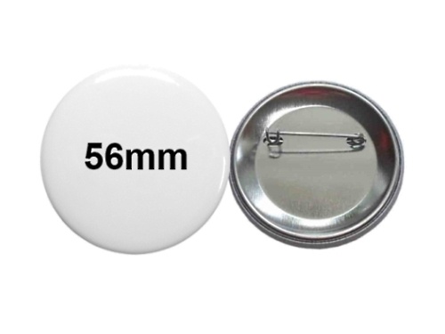56mm Button mit Sicherheitsnadel 56mm Button mit Sicherheitsnadel